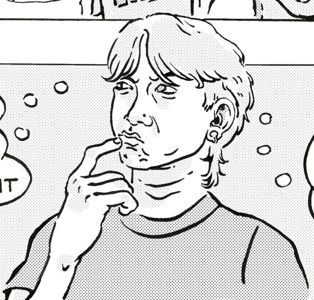 Max Fouke; he/him Website Designer, BFA Comics 2027