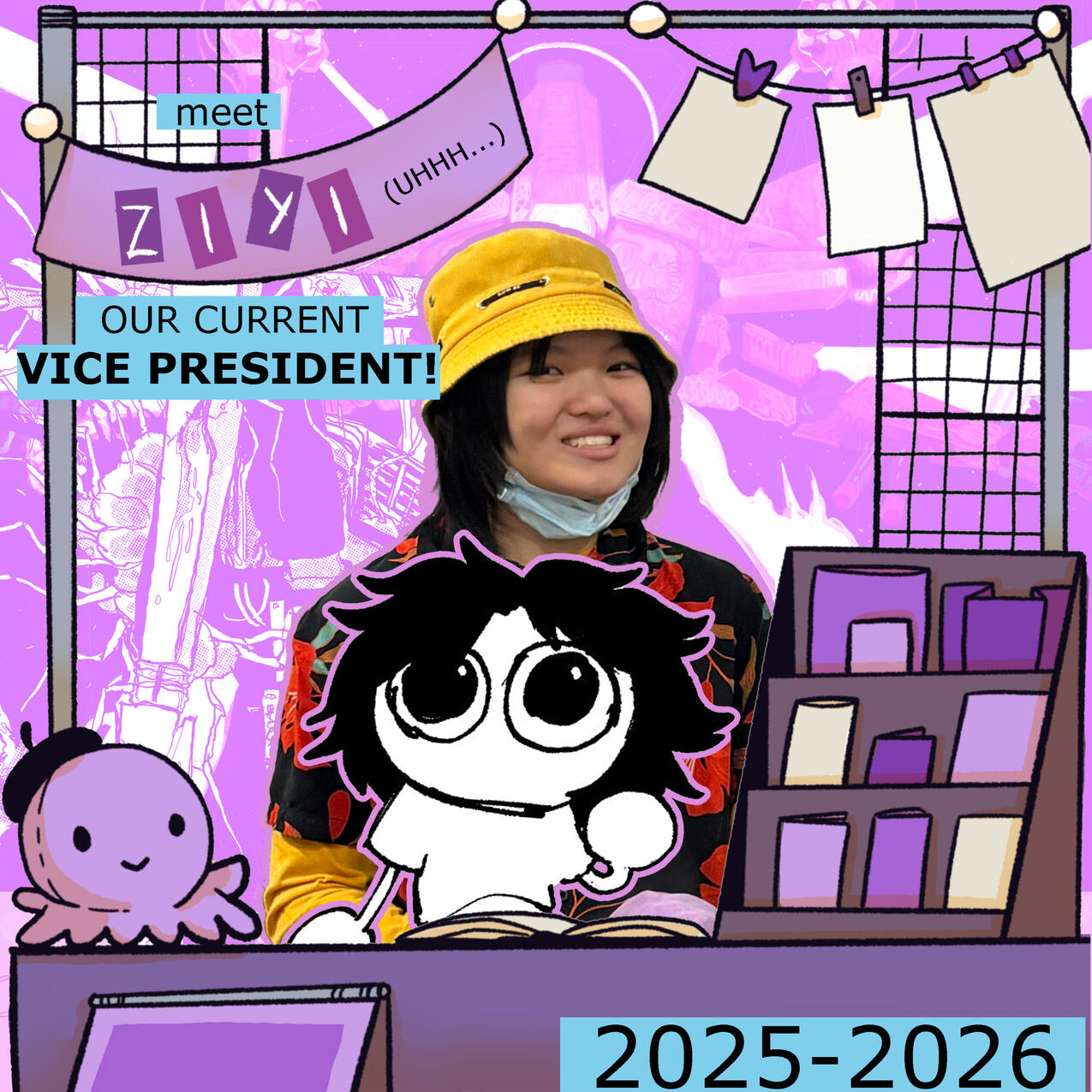 Ziyi Lu; they/he/she Vice President, BFA Illustration 2027