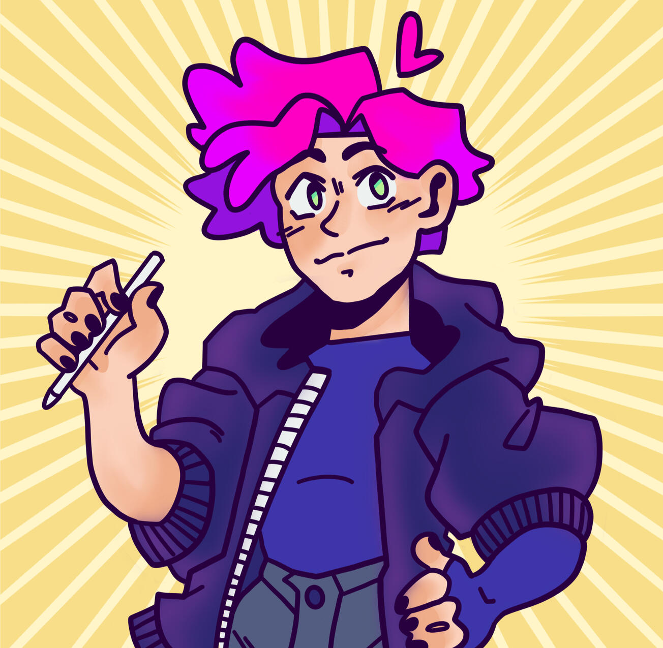 Claudia Powell; he/they Social Media, BFA Comics 2028