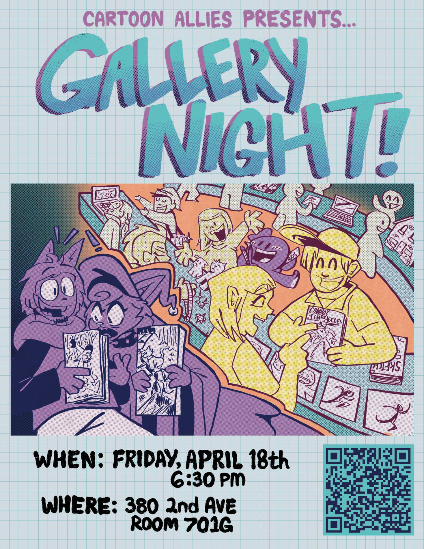 grouphoto Good morning gamers… …and congratulations on finishing the school year! We will not be holding a regular meeting this Friday— instead, we will be hosting our school’s own comic convention, Fresh Meat! Fresh Meat will be taking place from 6-9 PM in the St